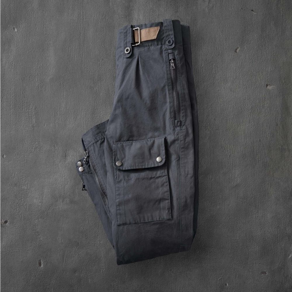 James Bond 007 N. Peal Gray Cargo Pants with Rugged Design 31X32 - Picture 3 of 11